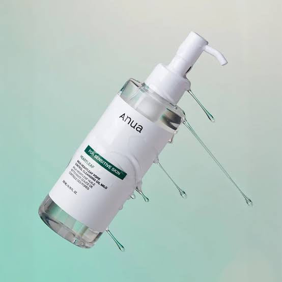 Anua Heartleaf Pore Control Cleansing Oil β Mild Makeup Melting Cleanser for Sensitive Skin