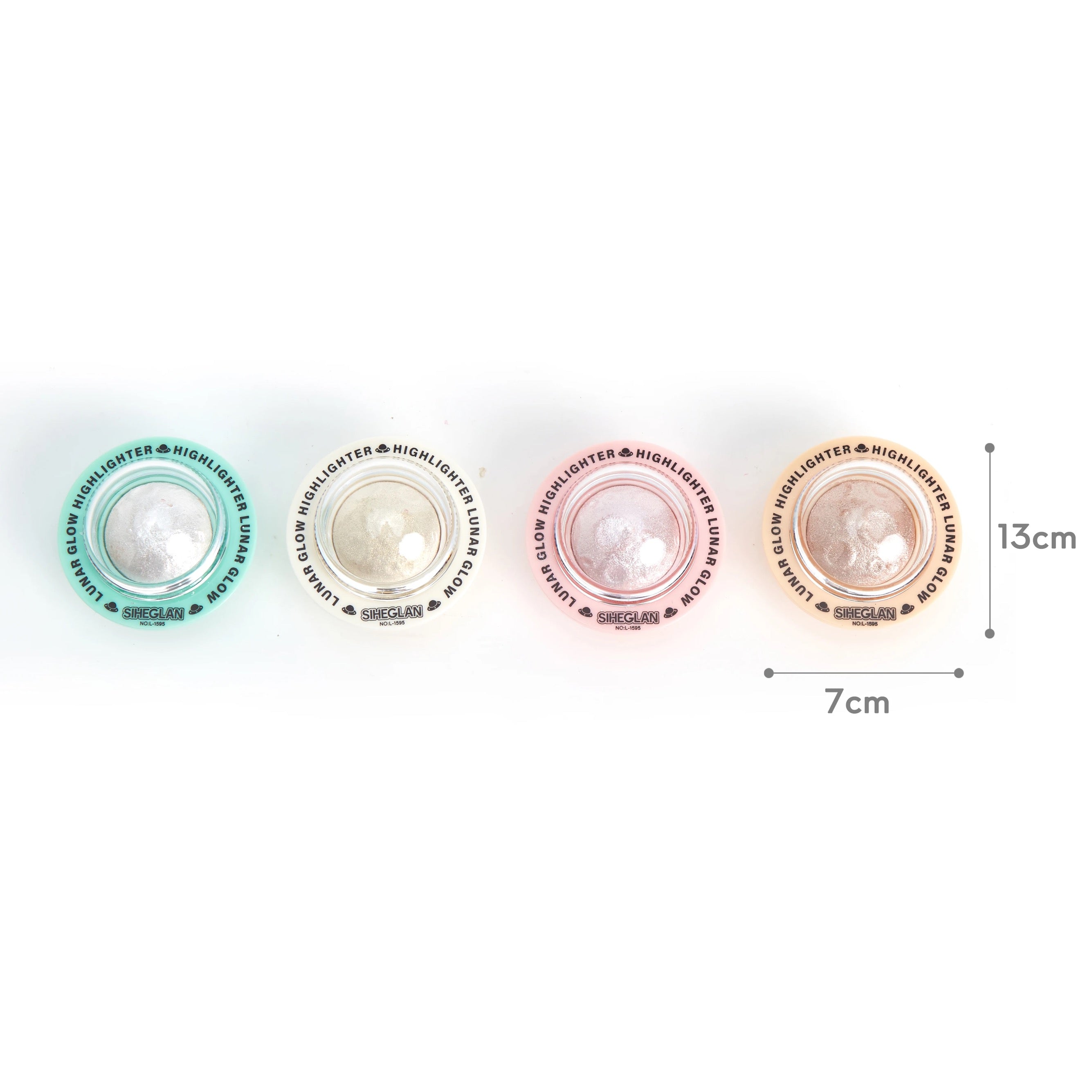 SIHEGLAN Lunar Glow Highlighter – Natural Radiant Finish | UFO Shape Shimmer