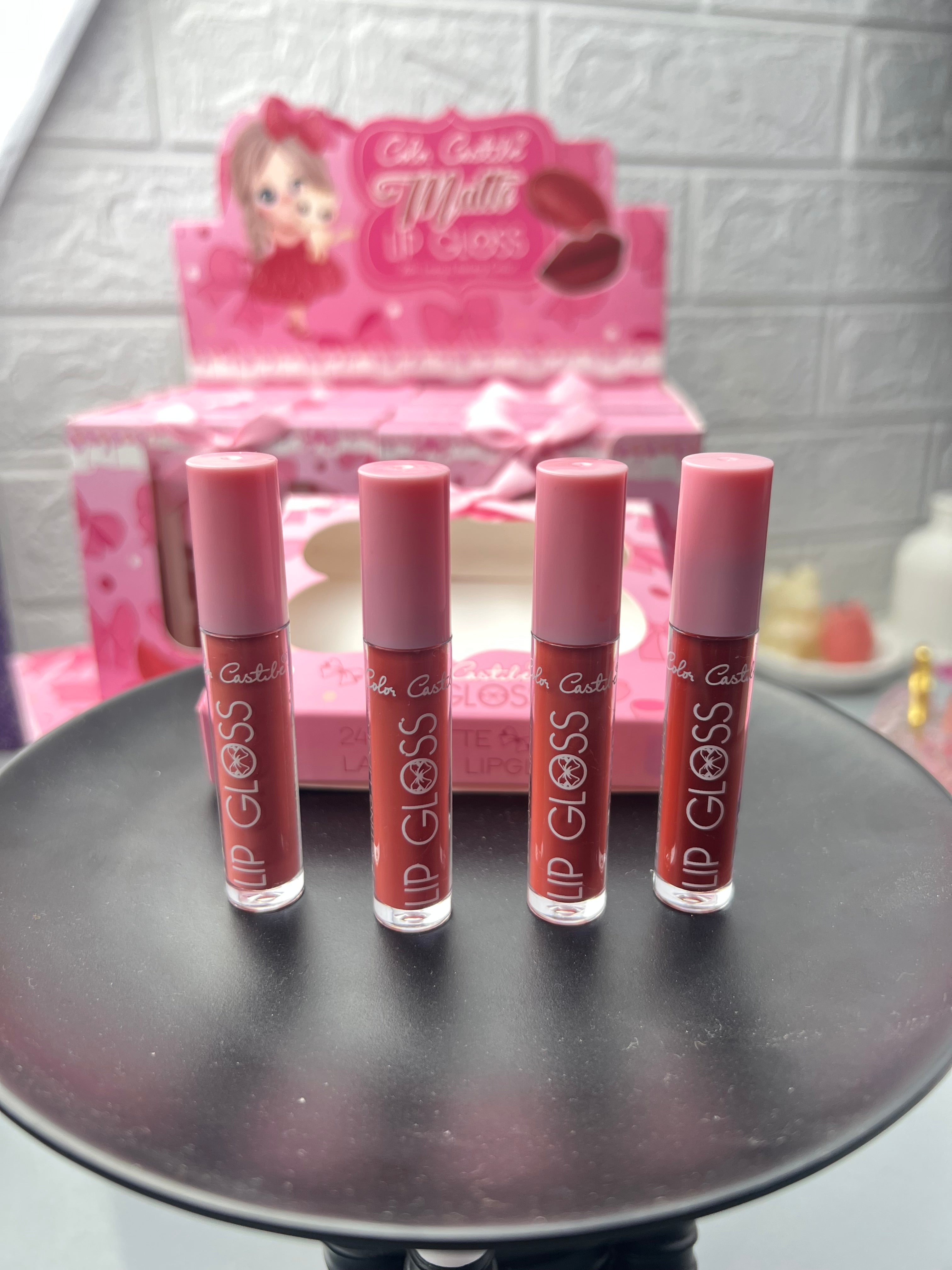 Color Castle Lip Gloss Set – 24H Matte & Long-Lasting Shine