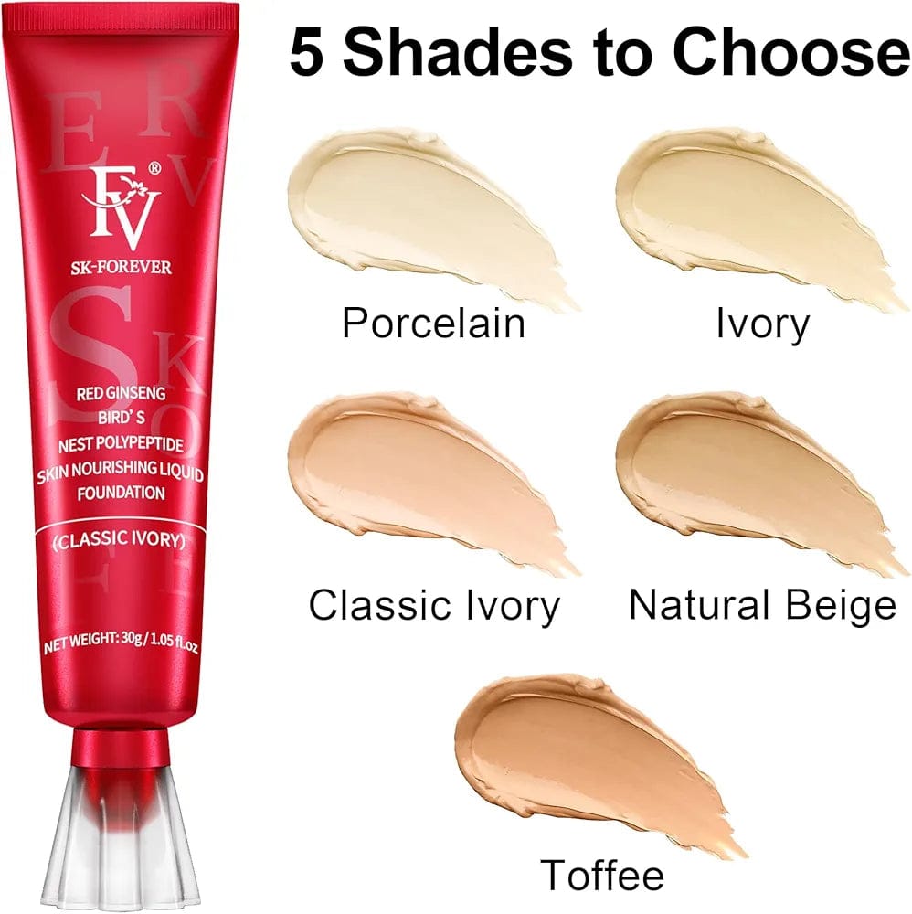 FV SK-Forever Red Ginseng Liquid Foundation β 5 Shades | Full Coverage, Hydrating, Long-Lasting