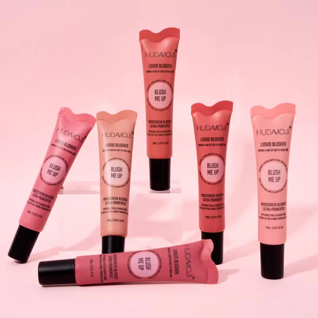 Hudamoji Liquid Blusher – Natural Glow & Long-Lasting Tint
