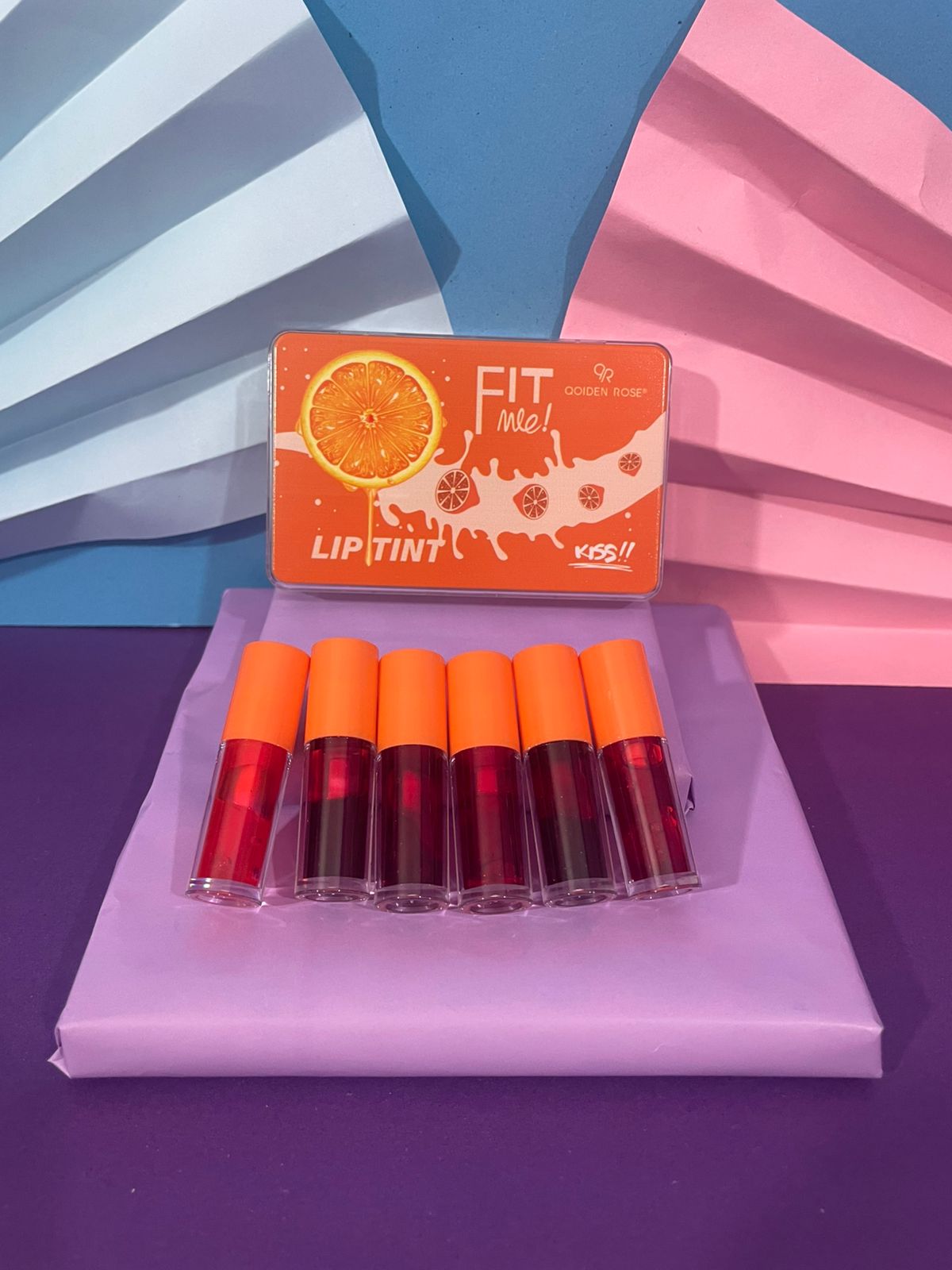 Fit Me Lip Tint – Pack of 6 Vibrant Shades