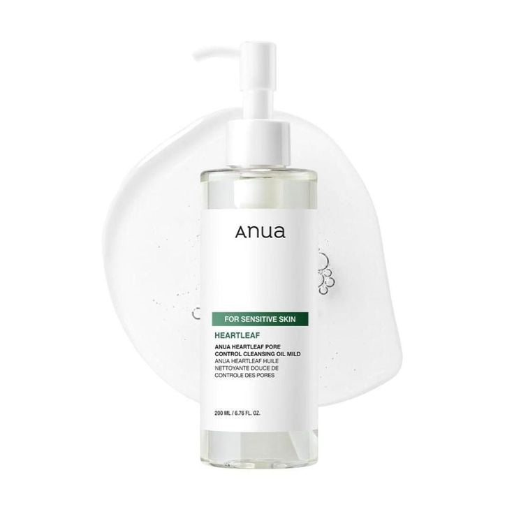 Anua Heartleaf Pore Control Cleansing Oil – Mild Makeup Melting Cleanser for Sensitive Skin