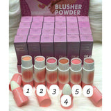 Hudamoji Silky Smooth Blusher Powder – Long-Lasting Natural Glow