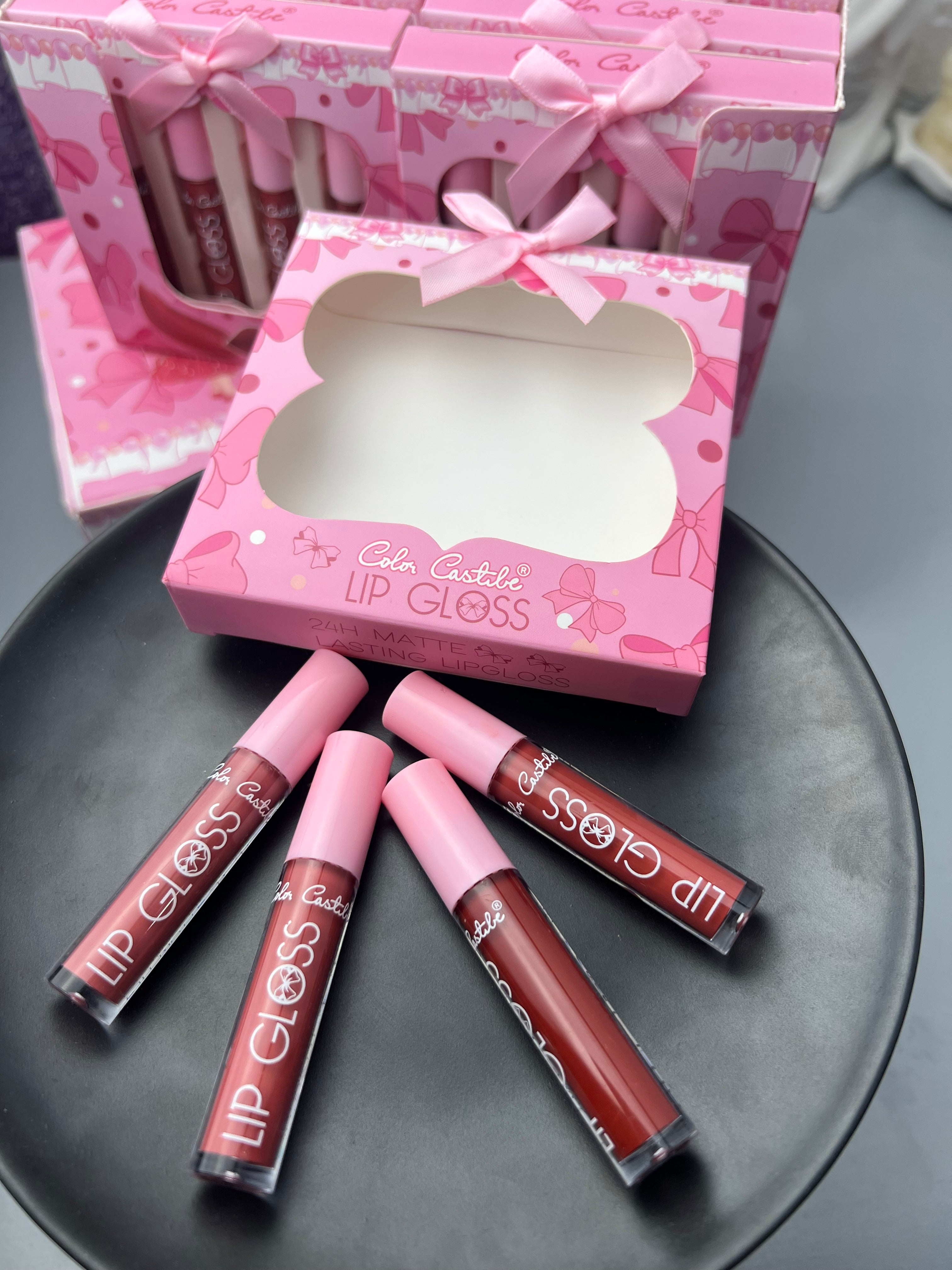 Color Castle Lip Gloss Set – 24H Matte & Long-Lasting Shine