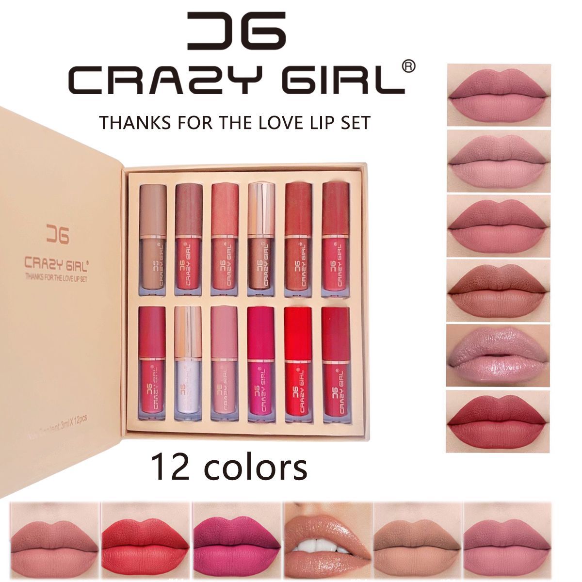 CRAZY GIRL LIPGLOSS BOX