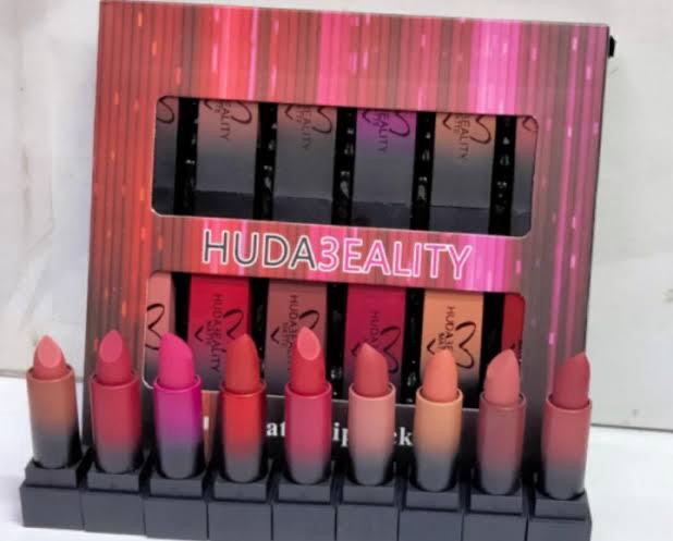 HUDA3EALITY Matte Lipstick Set – Long Lasting, Smooth & Highly Pigmented (12 Shades)